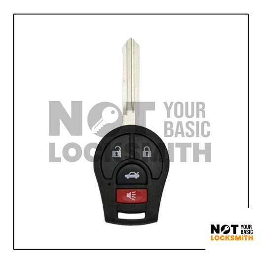 Nissan 2003-2019 / Llave de cabeza remota de 4 botones / PN: H0561-3AA0B / CWTWB1U751 (OEM)