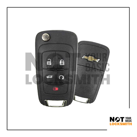 2010-2020 GM / 5-Button Flip Key / OHT01060512 (AFTERMARKET)