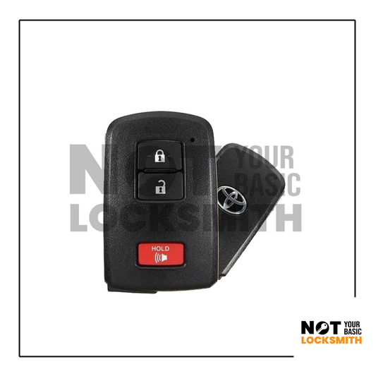 2020-2021 Toyota 4Runner 3-Button Smart Key Fob Remote (FCC: HYQ14FBB, P/N: 89904-35060, 89904-0C050, Board: 231451-0010)