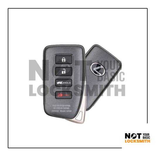 2014-2020 LEXUS RCF 4B TRUNK SMART KEY 2110 AG HYQ14FBA