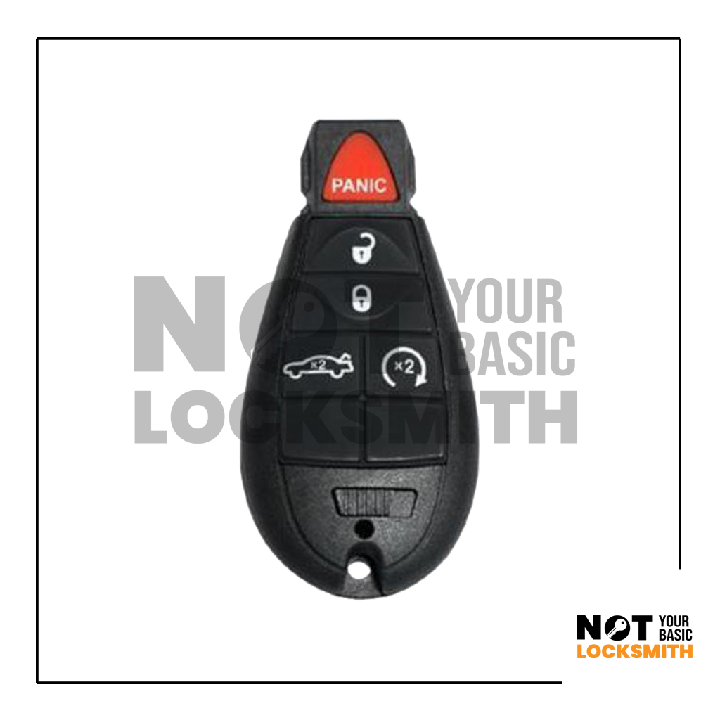 2008-2014 Dodge Chrysler / 5-Button Fobik Key / PN: 056046694AH / IYZ-C01C / Keyless Go Fobik