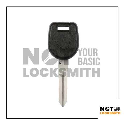 1999-2007 Mitsubishi - MIT13 Transponder Key - N Stamp - (4D 61 Chip) (AFTERMARKET)