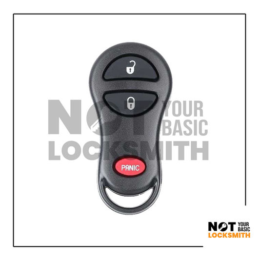 2001-2004 Chrysler Dodge / 3-Button  Entry Remote  (AFTERMARKET)