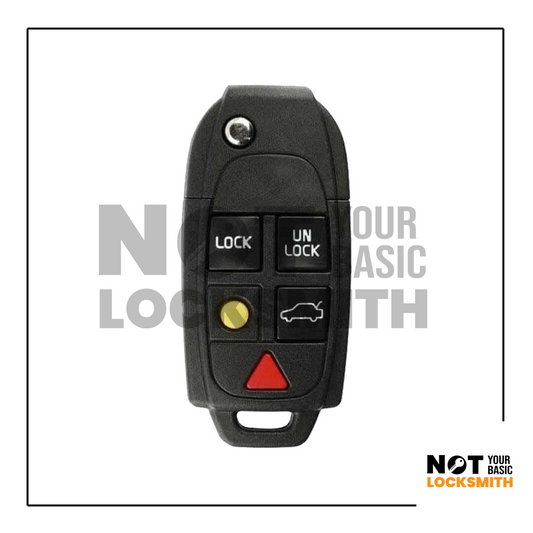 2004-2015 Volvo / 5-Button Flip Key / PN: 31253386 / LQNP2T-APU (AFTERMARKET)