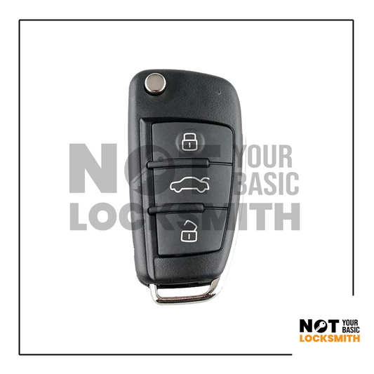 2006-2015 Audi / 3-Button Flip Key /KEYDIY\ PN: 4F0837220 / IYZ 3314 / 315 MHz (AFTERMARKET)