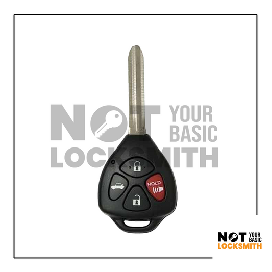 Toyota 2008-2013 4-Btn D-Chip head key