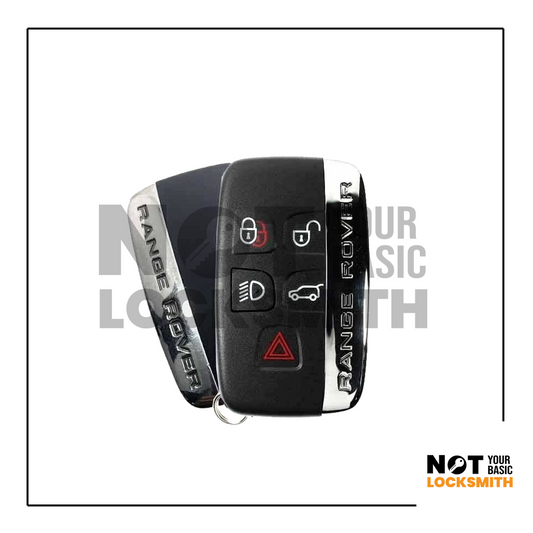 2010 - 2020 Land Rover Range Rover Key Evoque Sport / 5-Button Smart Key / PN: BJ32-15K601-AB / KOBJTF10A (OEM NEW)