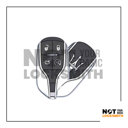 2014-2016 Maserati Ghibli / Quattroporte / 4-Button Smart Key W/ Remote Start / PN: 5923336 / M3N-7393490