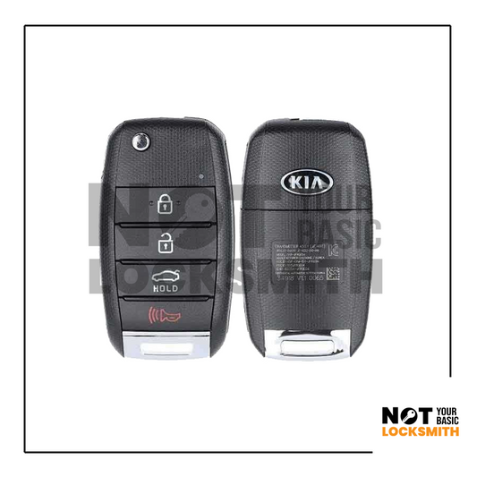 2016-2020 Kia Optima / 4-Button Flip Key / PN: 95430-D4010 / SY5JFRGE04 (JF 4BT) (OEM)