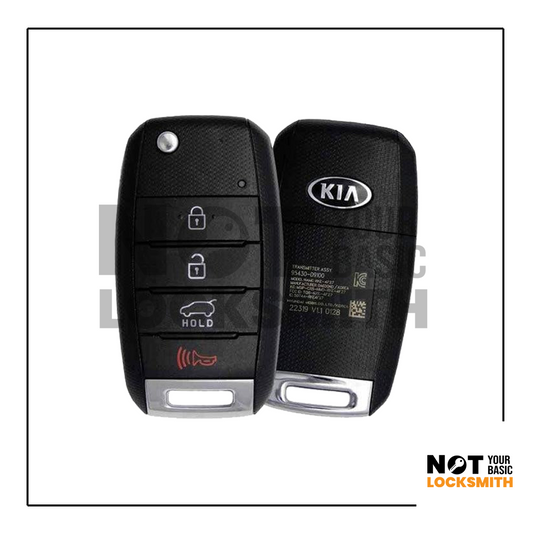 2016-2020 KIA SPORTAGE 4B HATCH FLIP KEY TQ8-RKE-4F27 OEM BOARD OEM SHELL