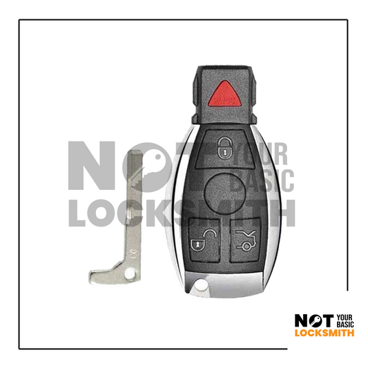 1997-2014 Mercedes Benz / 4-Button Fobik Key / IYZ-3312 / 315 MHz (Single Battery) (AFTERMARKET)