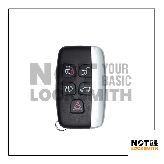 2010 - 2020 Land Rover Range Rover Key Evoque Sport / 5-Button Smart Key / PN: BJ32-15K601-AB / KOBJTF10A (Aftermarket no logo EDITABLE ID)